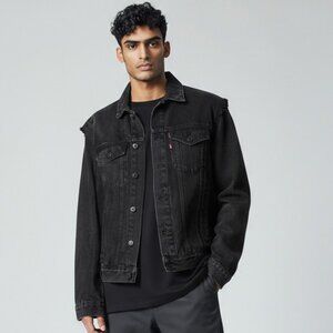 Forever 21 Black Denim Jacket – Men’s Size Small